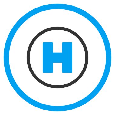 Helikopter iniş simgesini daire