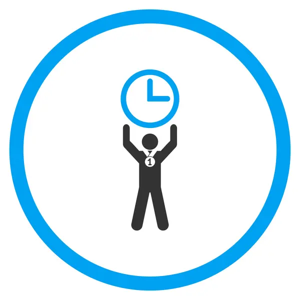 Time Champion Circled Icon — Stockový vektor