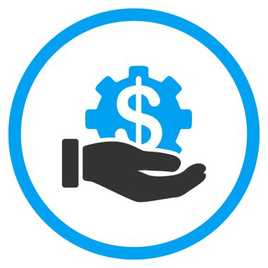 Geliştirme hizmeti simge yuvarlak