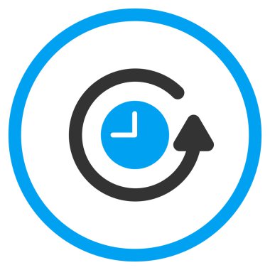 Saat yuvarlak simge dinlenme