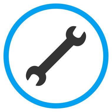 Yuvarlak İngiliz anahtarı simgesini