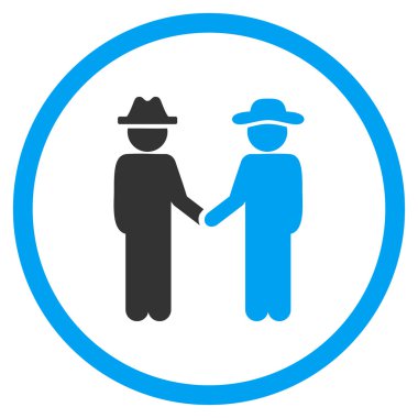 Man Acquisition Circled Icon