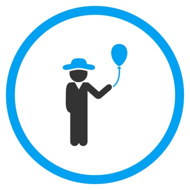 Balon yuvarlak simge beyle