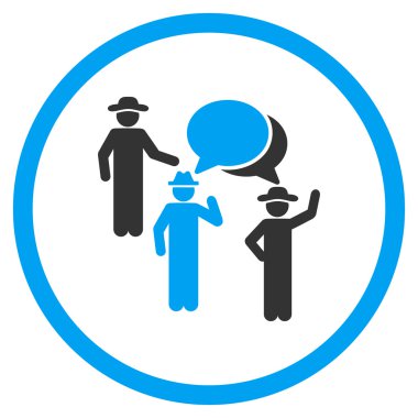 Human Figures Discussion Circled Icon