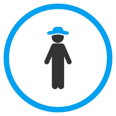 Standing Human Rounded Icon