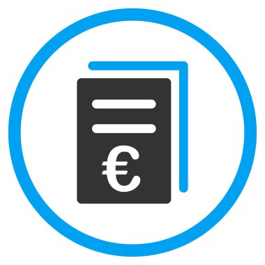 Euro Katalog listesi yuvarlak simge