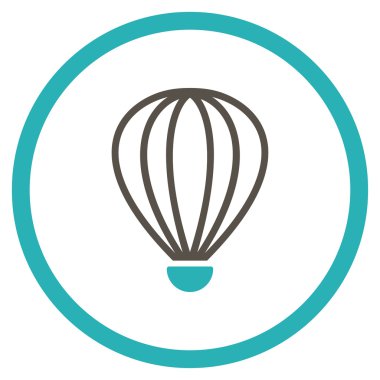 Aerostat yuvarlak simge