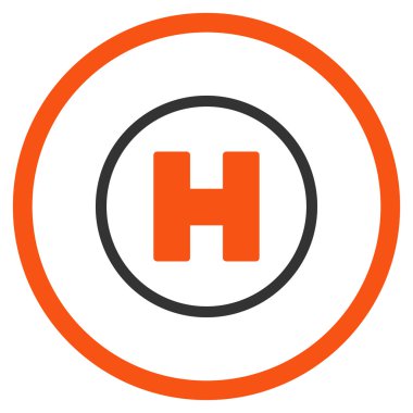 Helikopter iniş yuvarlak simge