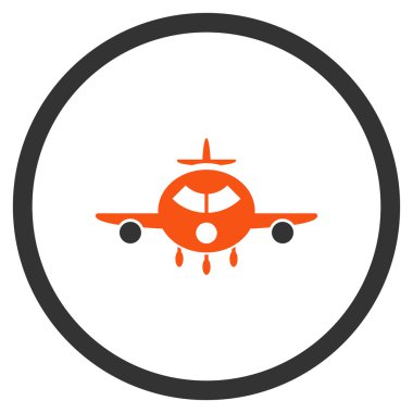 Cargo Airplane Rounded Icon