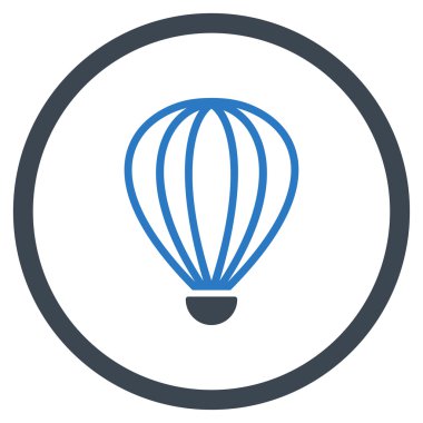 Aerostat yuvarlak simge