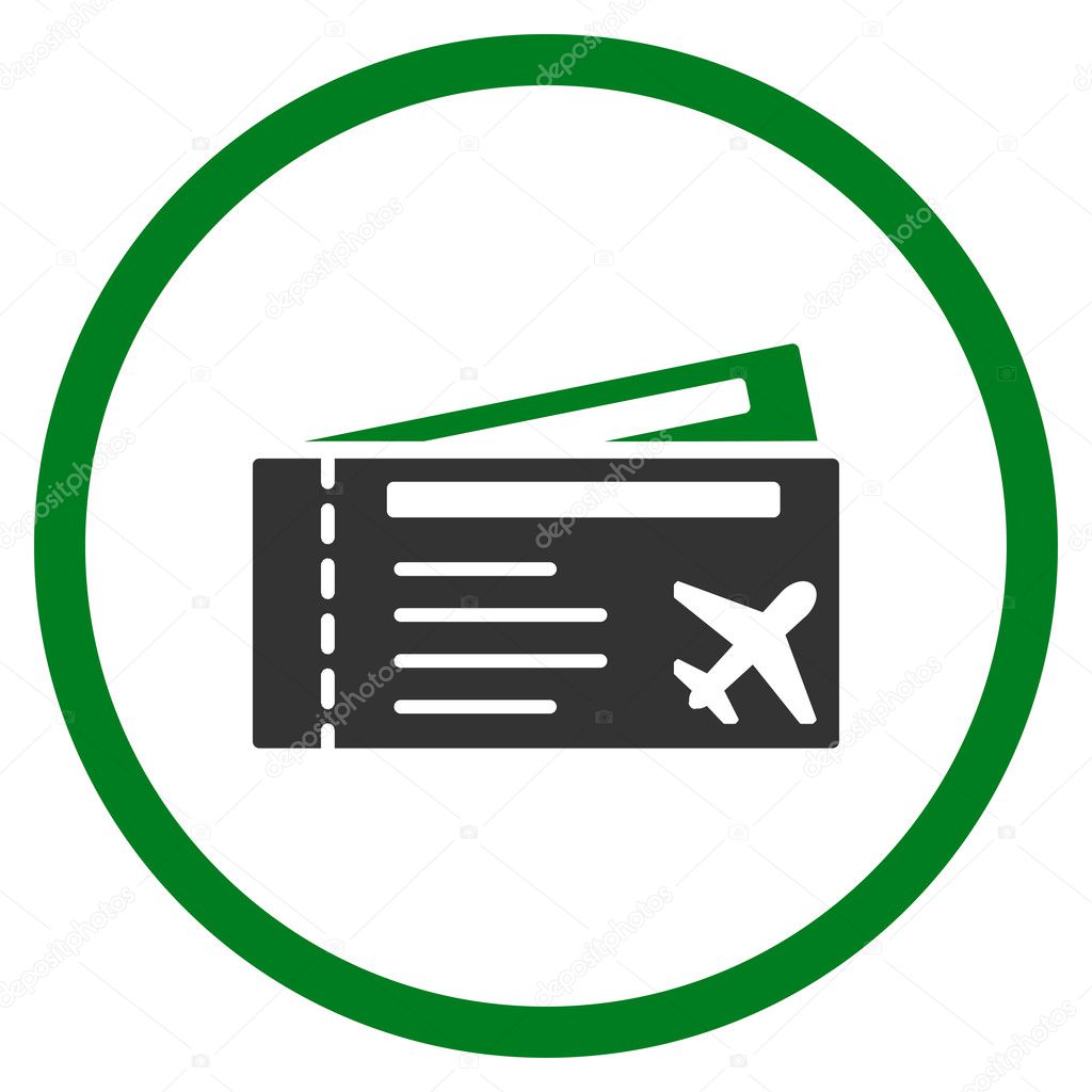 Airtickets Rounded Icon