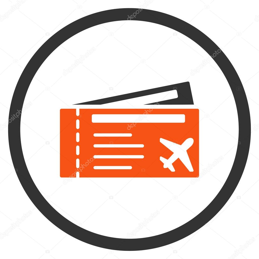 Airtickets Rounded Icon