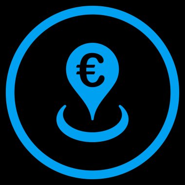 Euro konumu çember simge