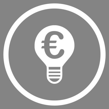 Euro ampul çember simge