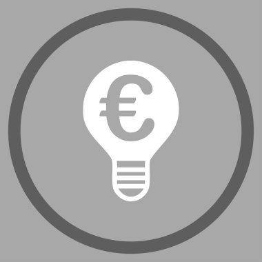 Euro ampul yuvarlak simge