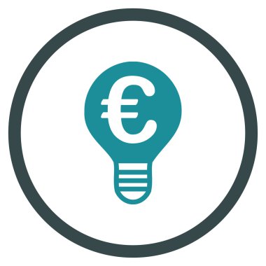 Euro ampul yuvarlak simge