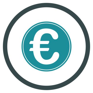 Euro para çember simge