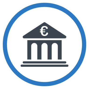 Euro banka simgesi yuvarlak