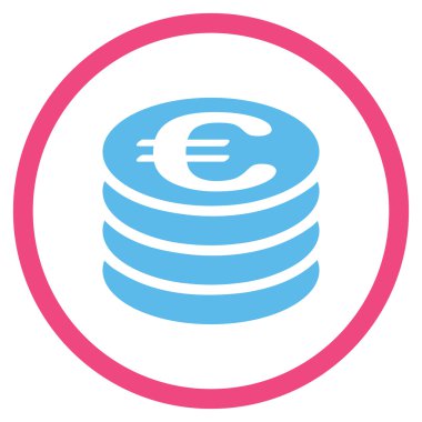 Euro sikke sütun simgesini daire