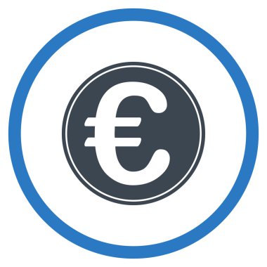 Euro para çember simge
