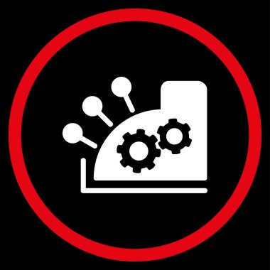 Yazar kasa çember simge