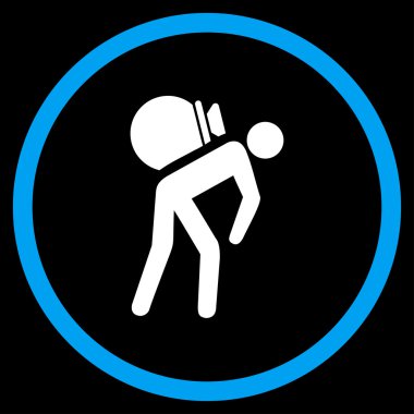 Porter iş simge yuvarlak