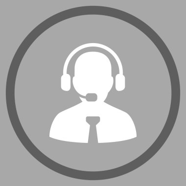 Destek operatör çember simge