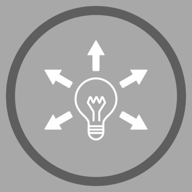 Işık düşünüyorum simgesini daire