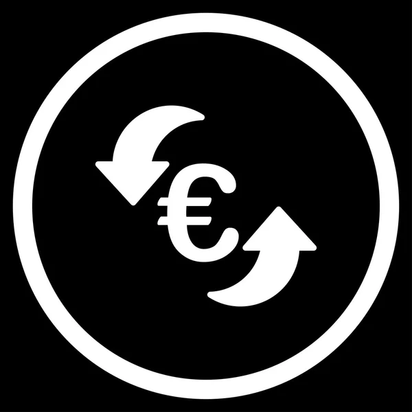 Ανανέωση στρογγυλευμένη εικόνα ευρώ — Διανυσματικό Αρχείο