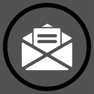 Açık posta yuvarlak simge