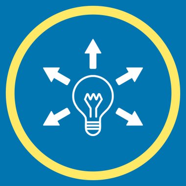 Işık düşünüyorum simgesini daire