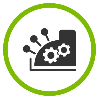 Yazar kasa yuvarlak simge