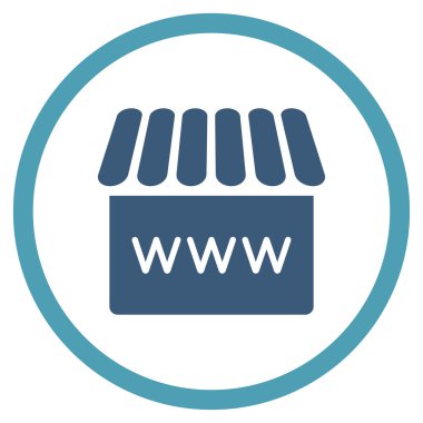 Webstore yuvarlak simge