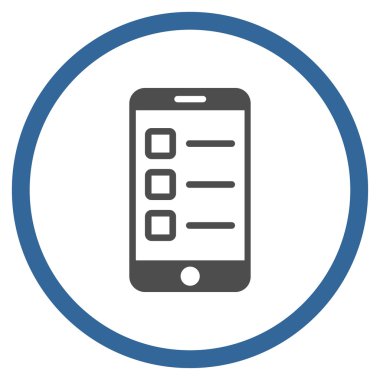 Mobil Test çember simge