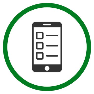 Mobil Test çember simge