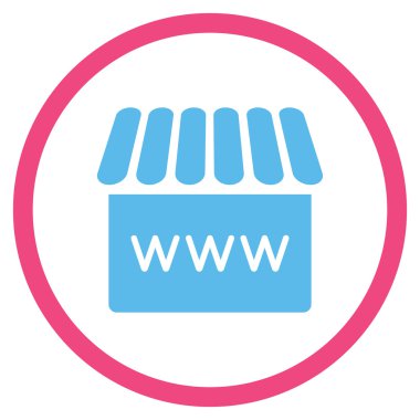 Webstore yuvarlak simge