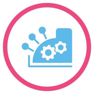 Yazar kasa yuvarlak simge