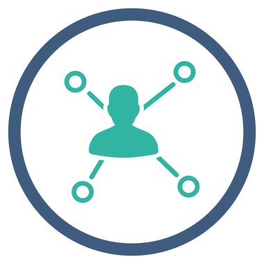 Kişi ilişkileri çember simge