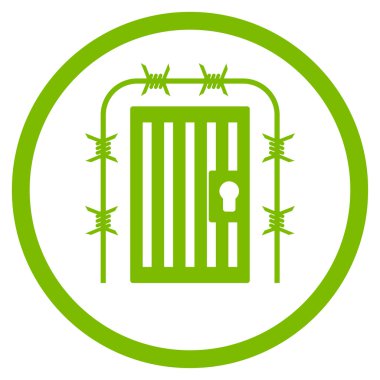 Hapishane giriş çember simge