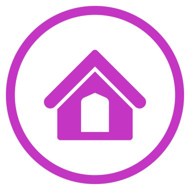 Ev yuvarlak simgesini