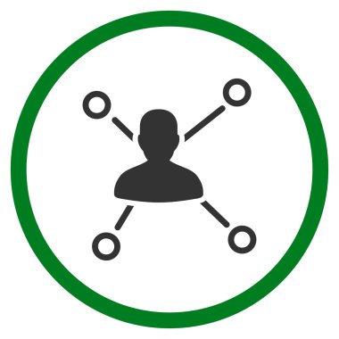 Kişi ilişkileri çember simge