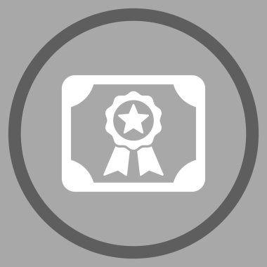 Sertifika yuvarlak simge