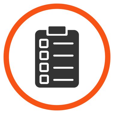 Test görevi çember simge