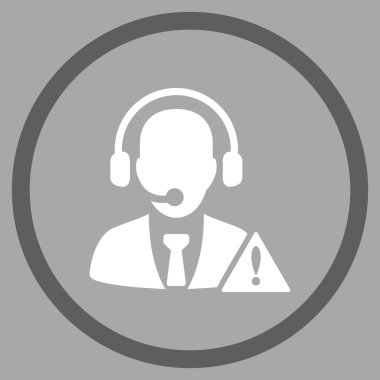 Ambulans Çağrı Merkezi simgesini yuvarlak