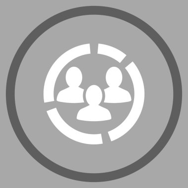 Demografi diyagramı çember simge