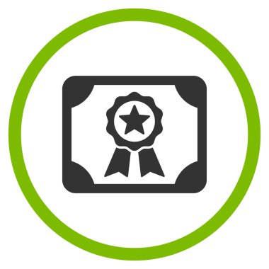 Sertifika çember simge