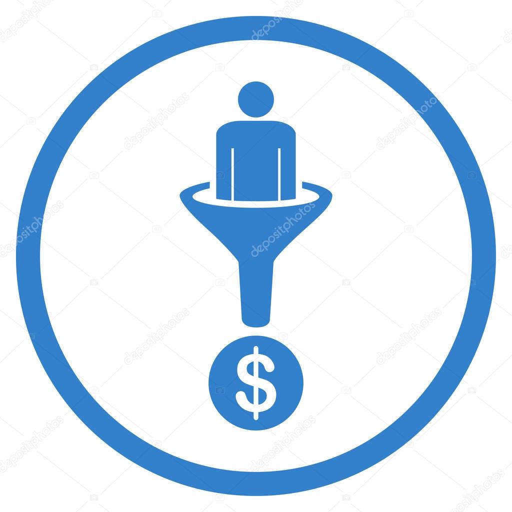 Client Funnel Rounded Icon