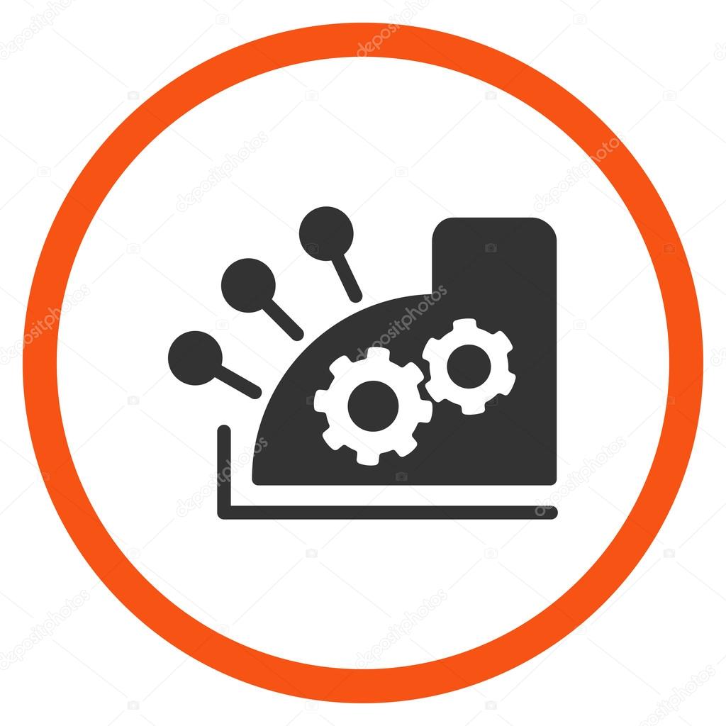 Cash Register Rounded Icon
