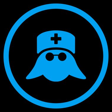 Tıbbi hemşire kafa çember simge