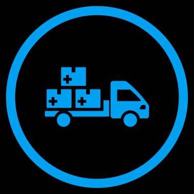 İlaç sevk irsaliyesi yuvarlak simge